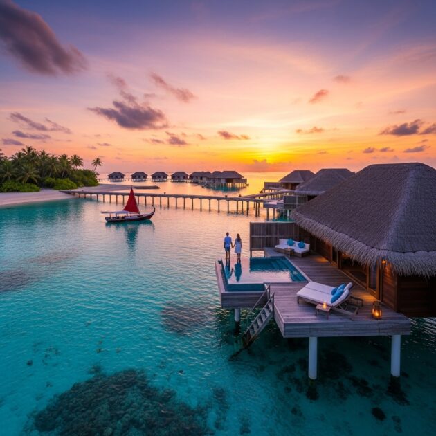 Maldivy – more a pláže